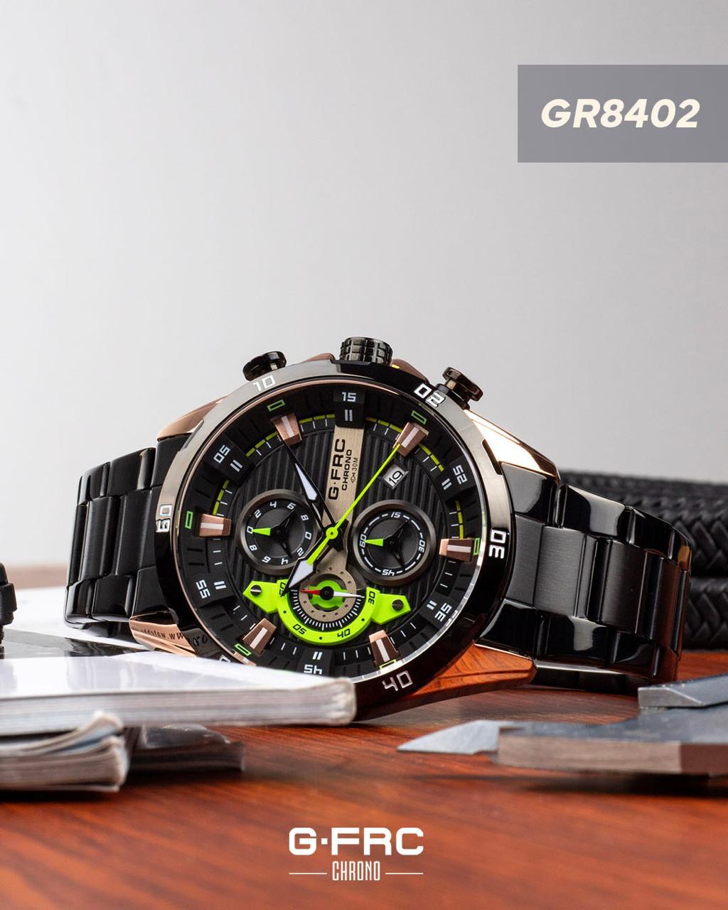 🔥 Gforce Chrono Imperial Steel® – Reloj Masculino en Acero con Cronógrafo 🔥